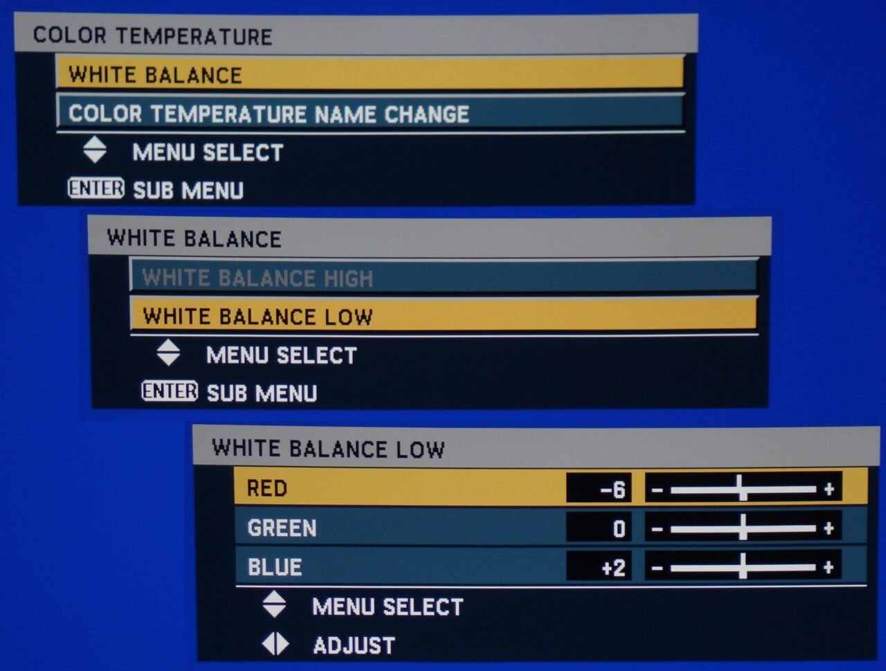 rgb settings